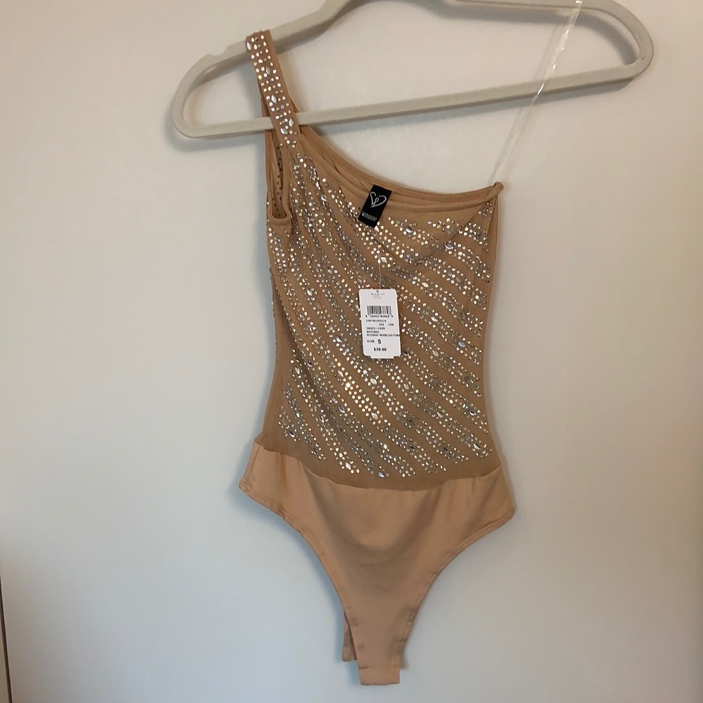 Brand New Windsor Sparkly Nude Bodysuit